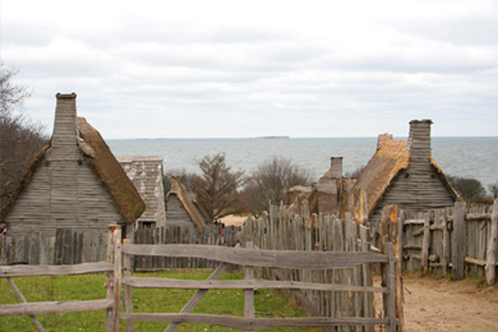 A beautifully overcast day at Plimoth Plantation