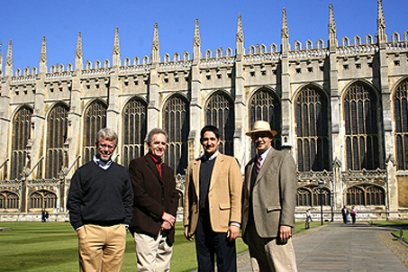 World travelers at the Chapel at King's College