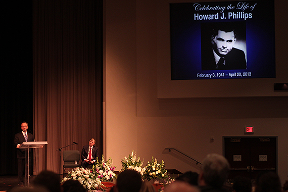 Many Stood to Honor Mr. Phillips and Recount Stories from His Life