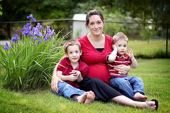 My Wife—The Happy Mother of Our Three Children